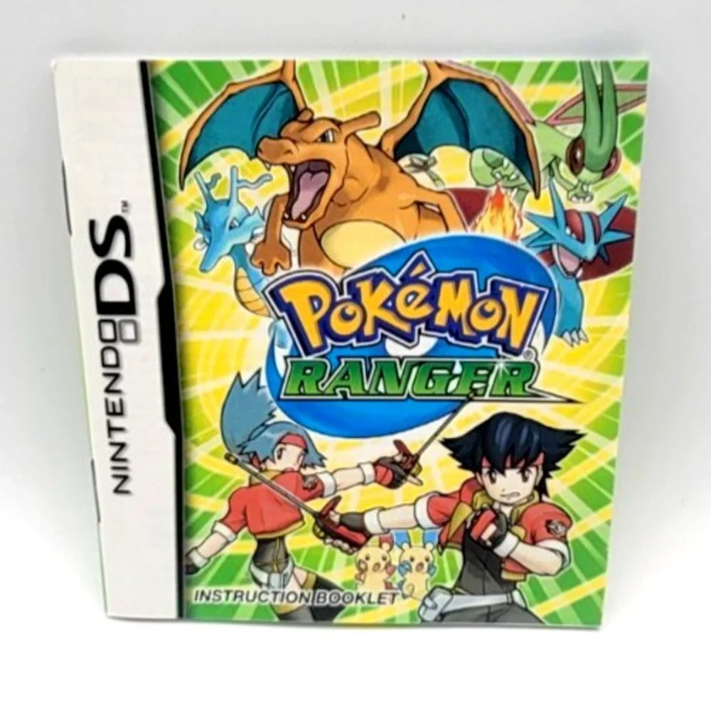 Pokemon Ranger Nintendo DS MANUAL ONLY *NO GAME*